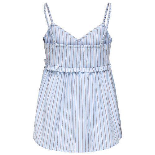 Only Γυναικεία αμάνικη μπλούζα Loris Striped Flowy Top